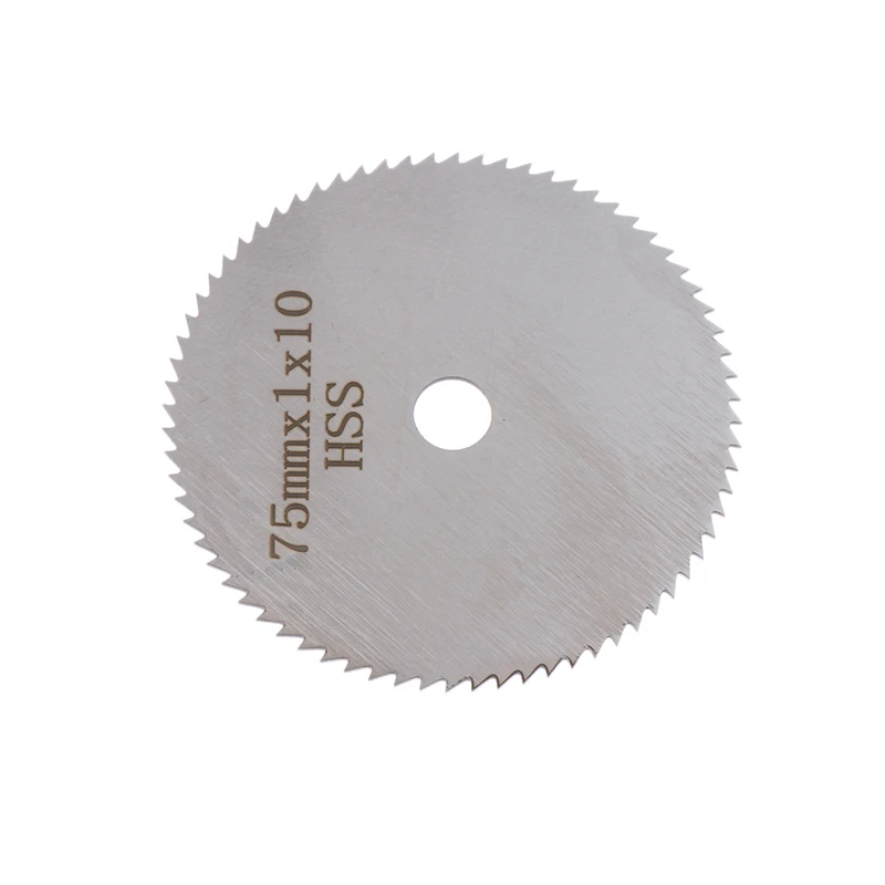 Disque de coupe de 3 pouces, 75mm, Mini lame de scie circulaire pour bois, plastique, métal, outils de coupe rotatifs 72 dents, 1 pièce