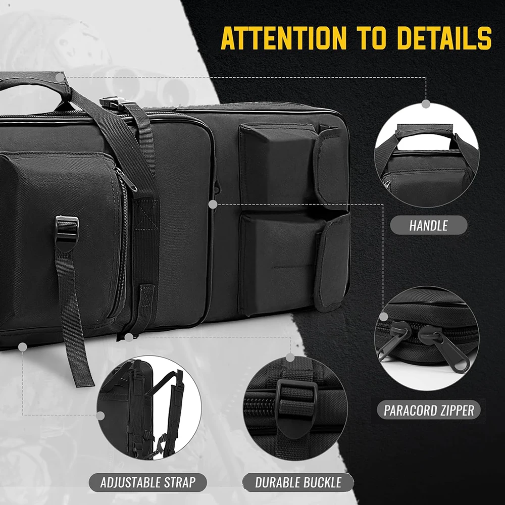 85/100/120cm Gun Bag Rifle Case Backpack Carbine Shotguns Storage Bag Airsoft Shooting Carry Shoulder Bag Hunting Accessories