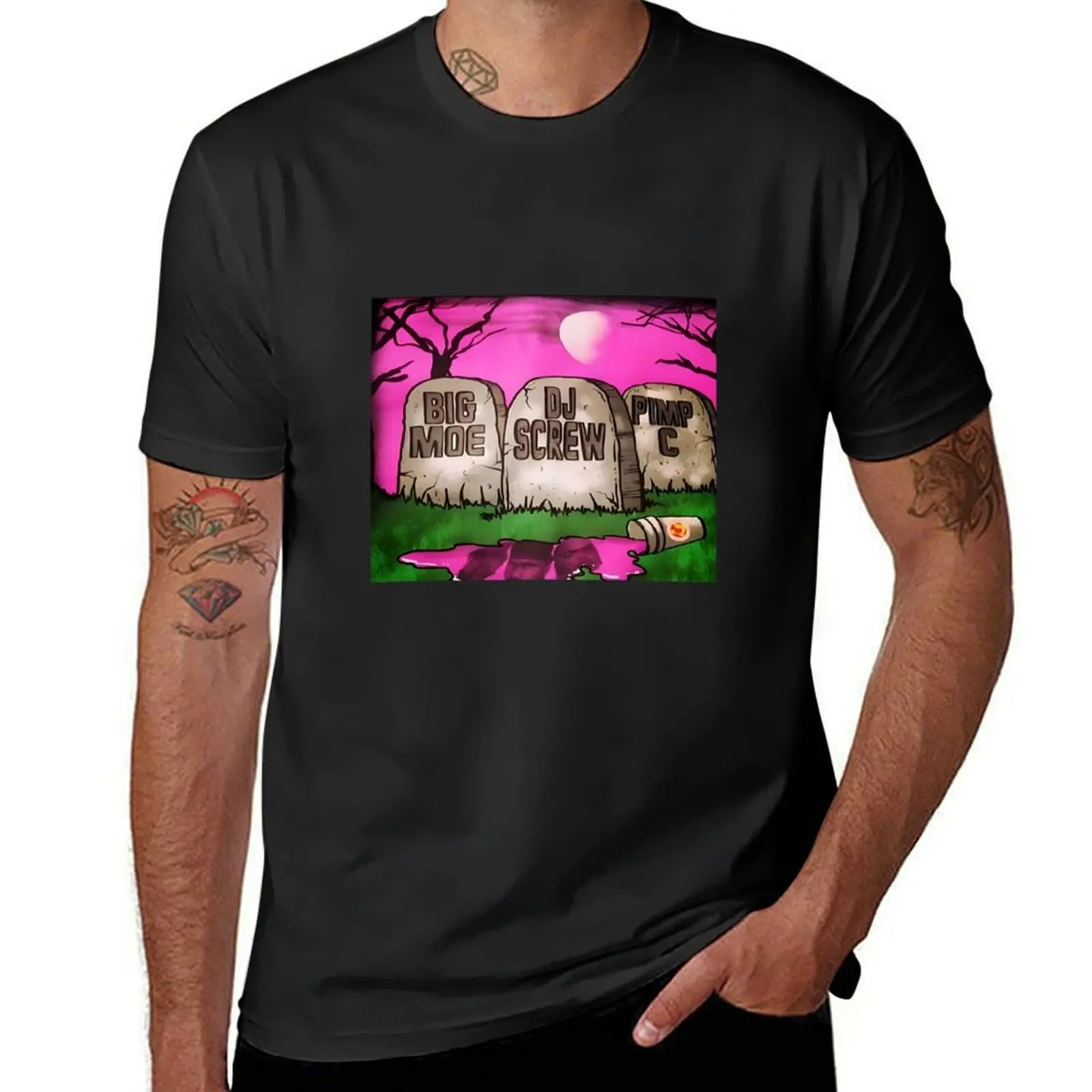 

Dj Screw rip T-Shirt funny meme t-shirts new edition gifts for boyfriend t shirts for men cotton