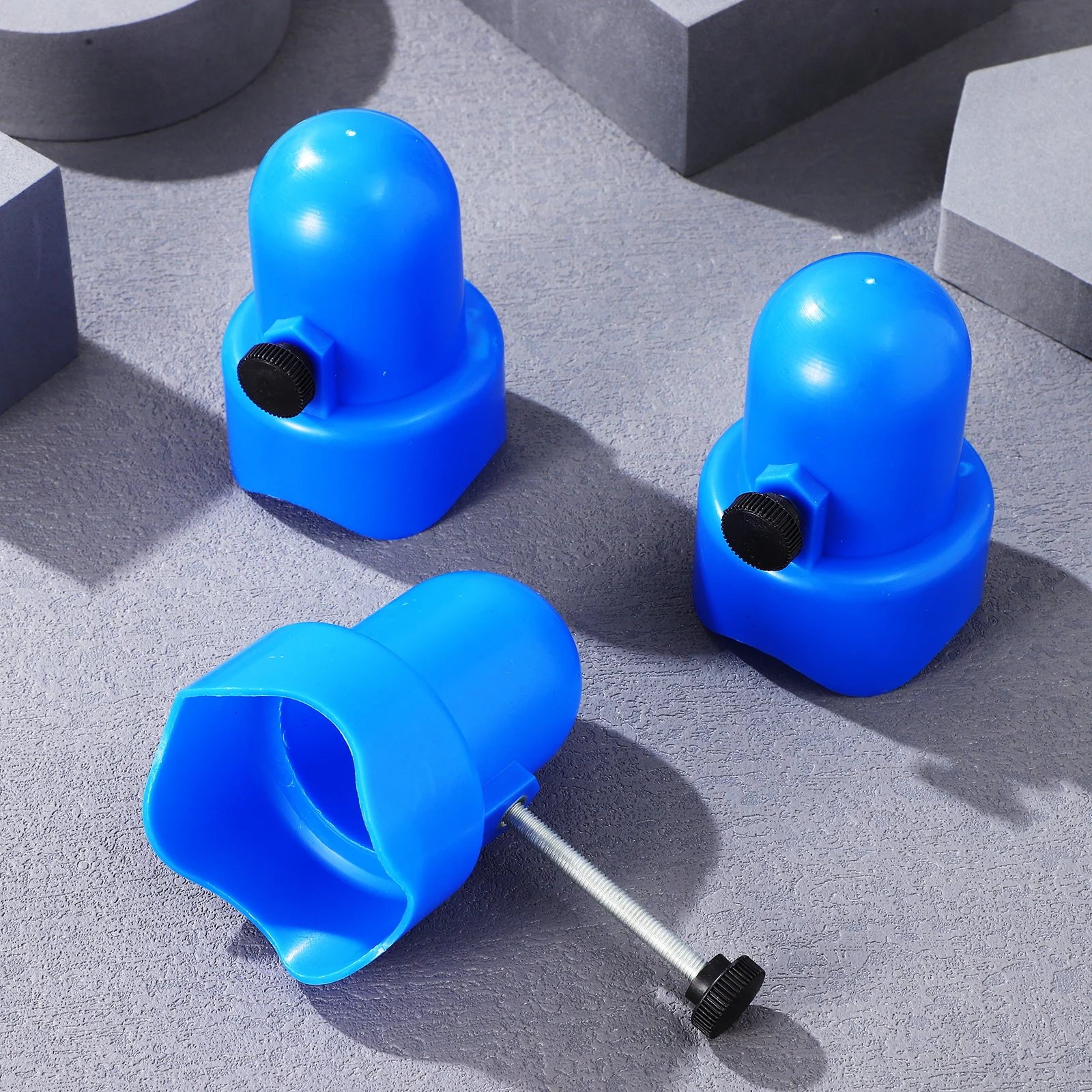 

4pcs Pole Caps 1.5 Inch Plastic Universal Replacement Parts Safety Net Cover Screw Thumb Stainless Steel Accessories Replace