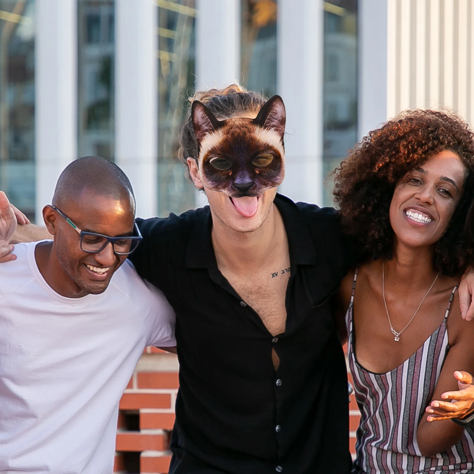 

2 Pcs Cat Mask Decorations Halloween Cosplay for Party Eva Costume Miss Animal Diy