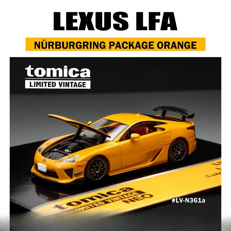 В наличии: 1:64 N361a LFA New York Edition Orange Alloy Sport Edition Navy Blue Cast Static Car Model, креативное украшение