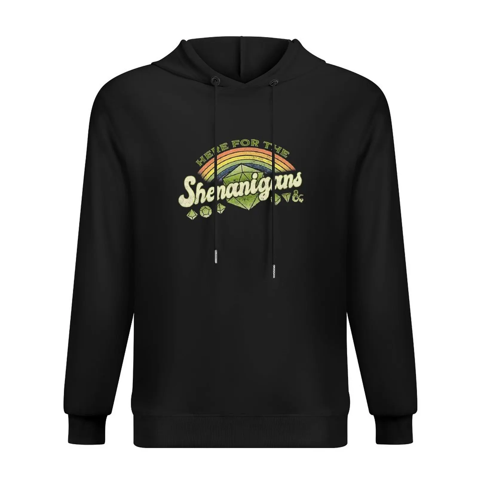 

Here For The Shenanigans Hoodie japanese style men's coat korean style clothes men's winter sweater new hoodies and sweatshirts