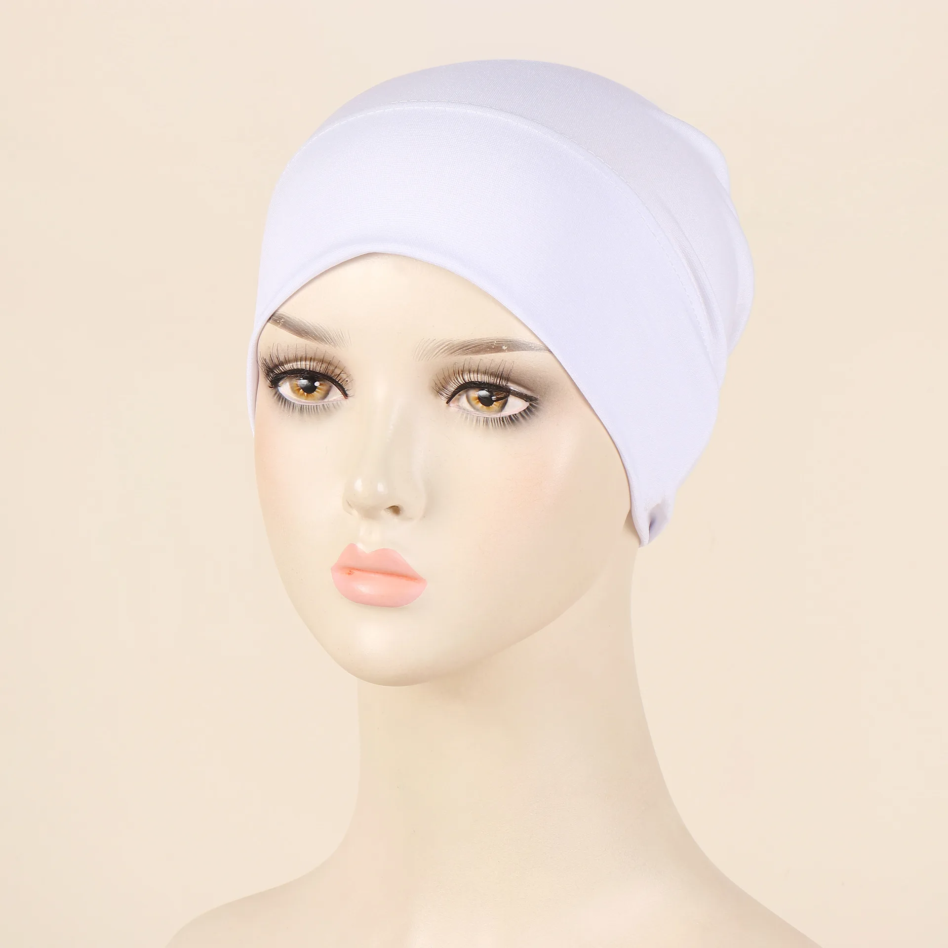 Muslim Inner Hijab Hat Solid Color Headscarf Women Chemo Cap Underscarf Turban Beanies Bonnet Hair Loss Bandanas Turbante Mujer