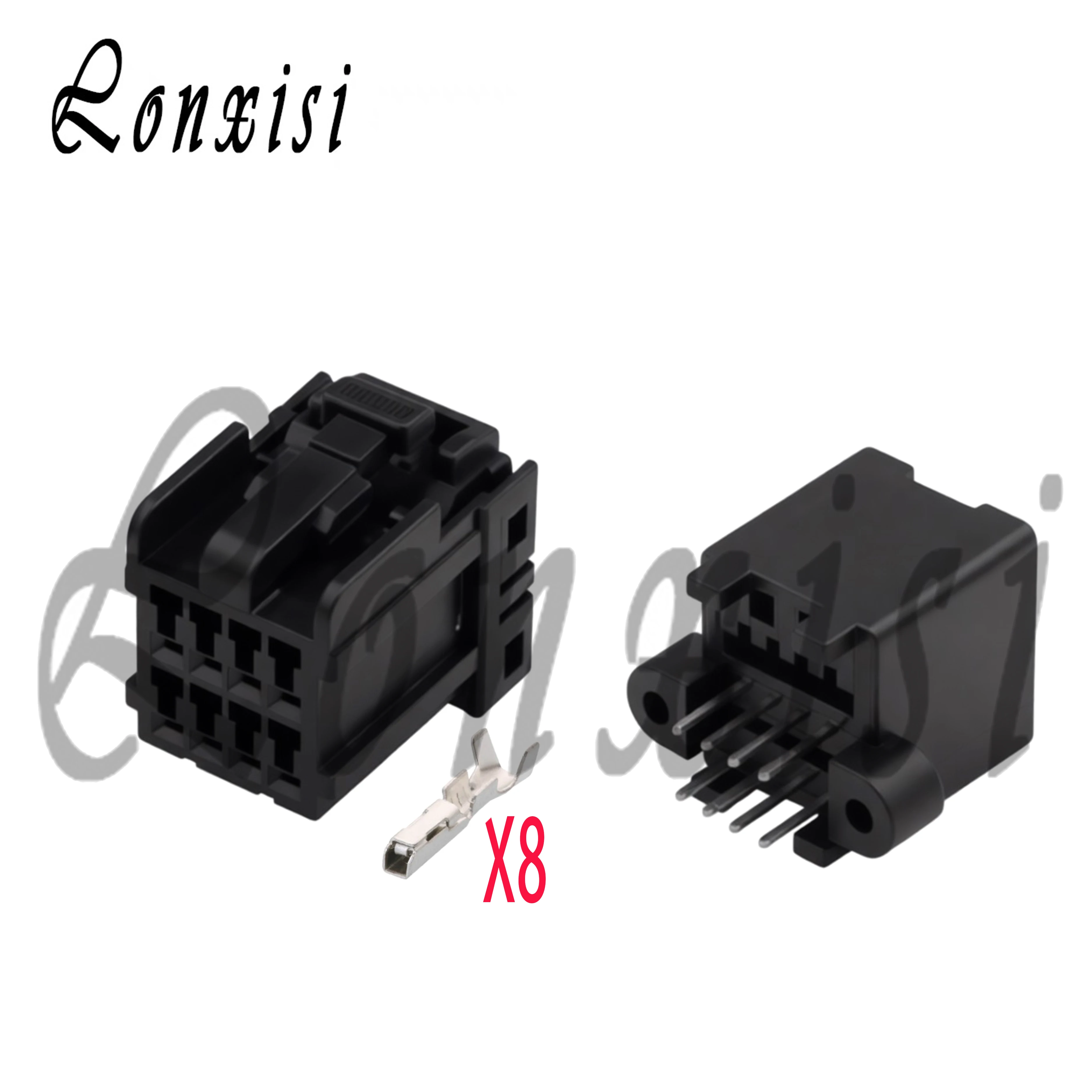 

1/5/10/20 Sets 1.2mm 8 Pin Tyco 174044-2 Plastic Female Male Plug 174971-2 Harness Cable Connector Car Window Lifter Assembly