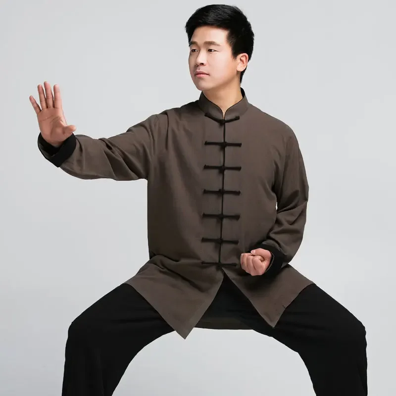 Male & Female Handmade Linen Tai Chi Uniform Wushu, Kung Fu,martial art, Chinese Stly  Jacket+Pants