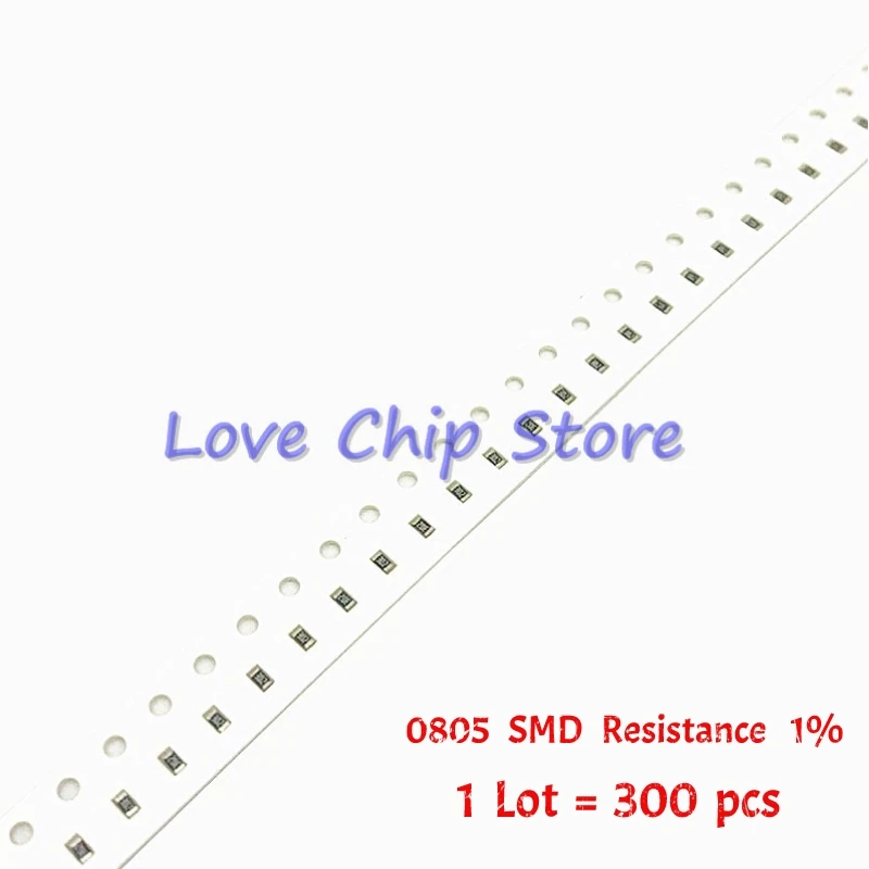 300Pcs 0805 1% Smd …