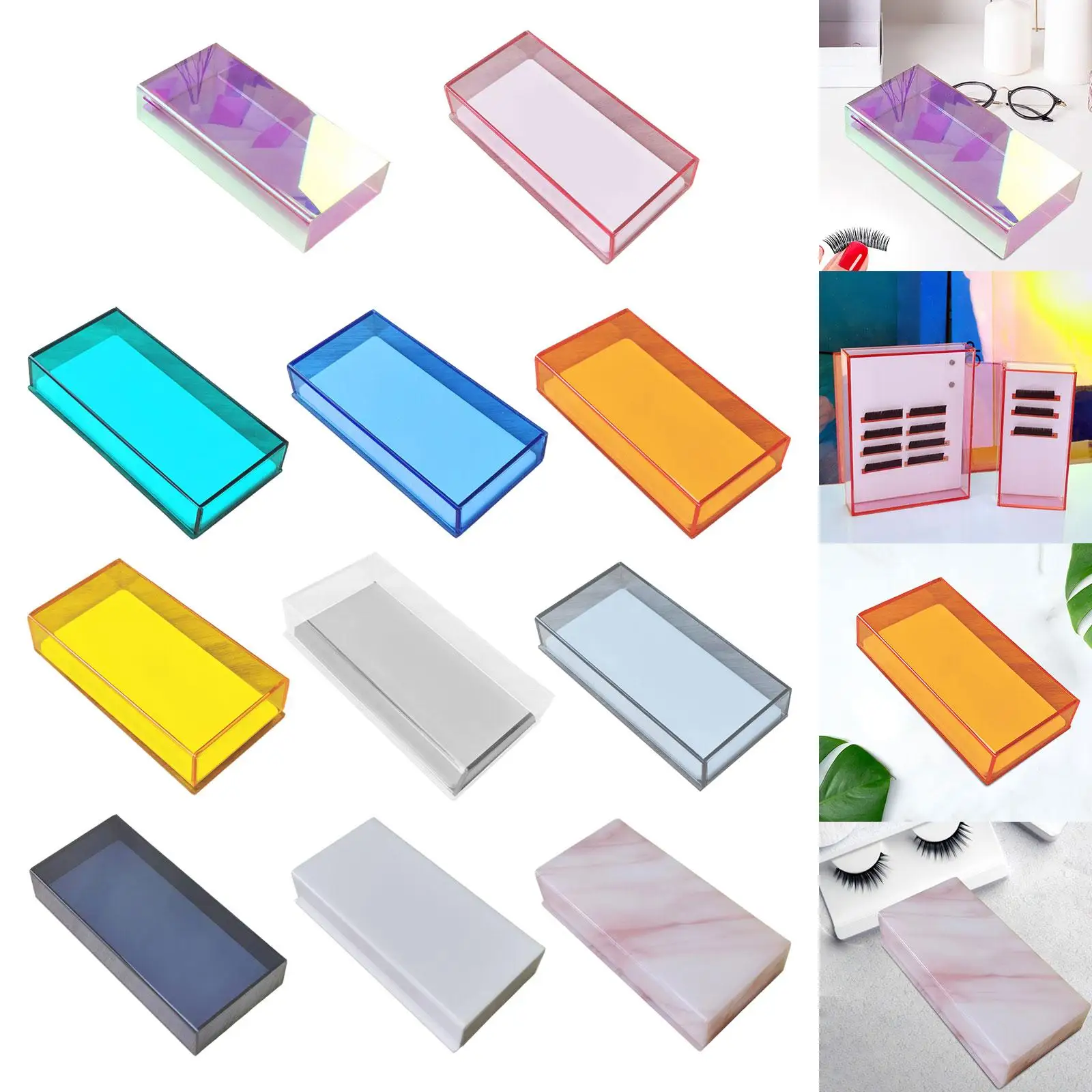 False Eyelash Storage Box Grafting Case Durable Waterproof False Lash Holder