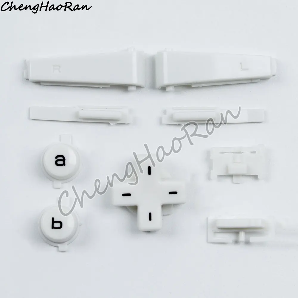1 Satz Schraubensätze für GBM, kompletter Satz L-R-D-Pad-Tastaturtasten mit leitfähigen Gummitasten, Ersatz-Reparaturwerkzeug – Detail 3