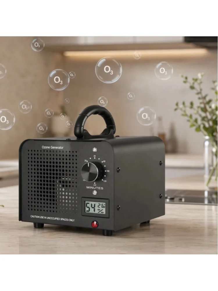 Generator ozonu 60 000 Mg/h, urządzenie ozonujące przemysłowe, temperatura, wilgotność, urządzenie ozonujące do 300 ㎡ Ozonizator O3 do garaży, mieszkań, hoteli, kuchni i dla zwierząt. — 2