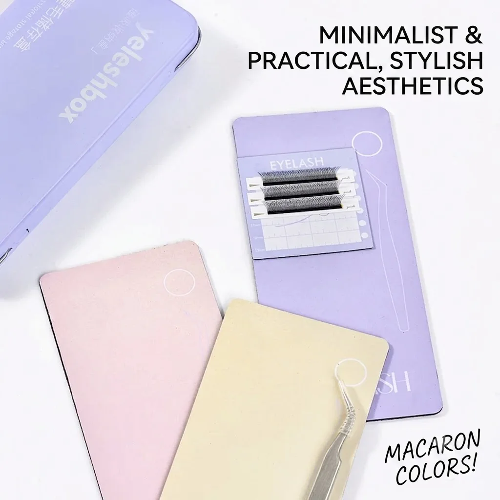 Professional Eyelash Extension Organizer Display Board Soft Magnetic Eyelash Extension Palette Display Stand Tool for Salons