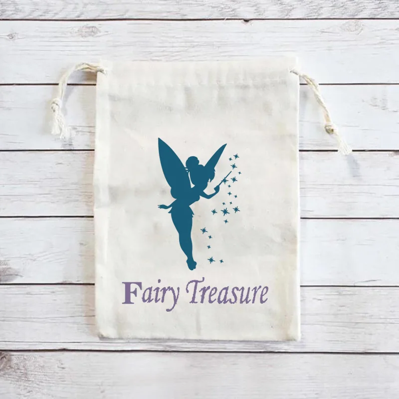 5pcs fairy treasure gift bag Woodland Magical Garden Spring Princess kid Girl first 1st 2nd 3rd 4th 5th 6th Birthday Party favor