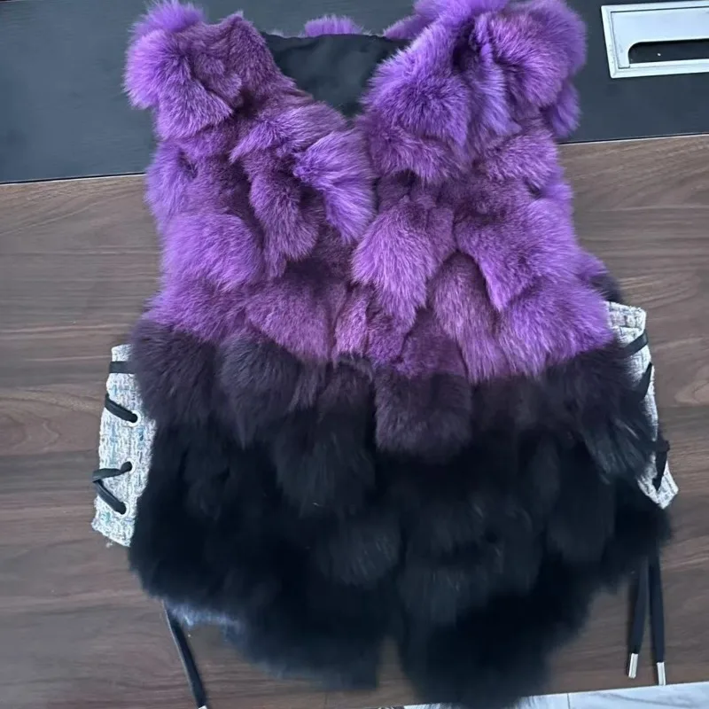 The 2026 New Style of Fox-like Fur Vest for Women's Autumn and Winter Korean Fur Coat and Women's Fur Vest Temperament Commuting