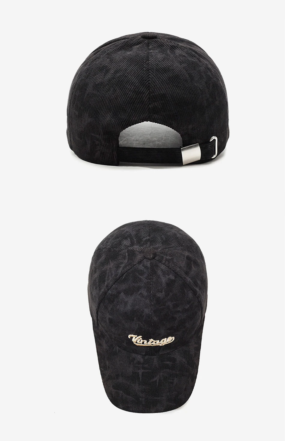 FS Marke Braune Cord-Baseballkappe für Männer, Koreanische 3D-Buchstaben-Stickerei, Damen-Kappen, Winter-Street-Hip-Hop-Trucker-Hut, Caquettes – Detail 4