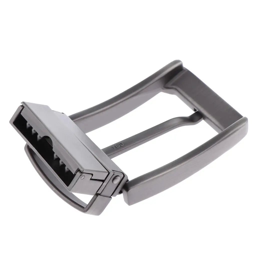 Rectangular Alloy Pin Buckle Reversible Replacement Antique Metal Accessory for Men’s Fashion Belt 33mm