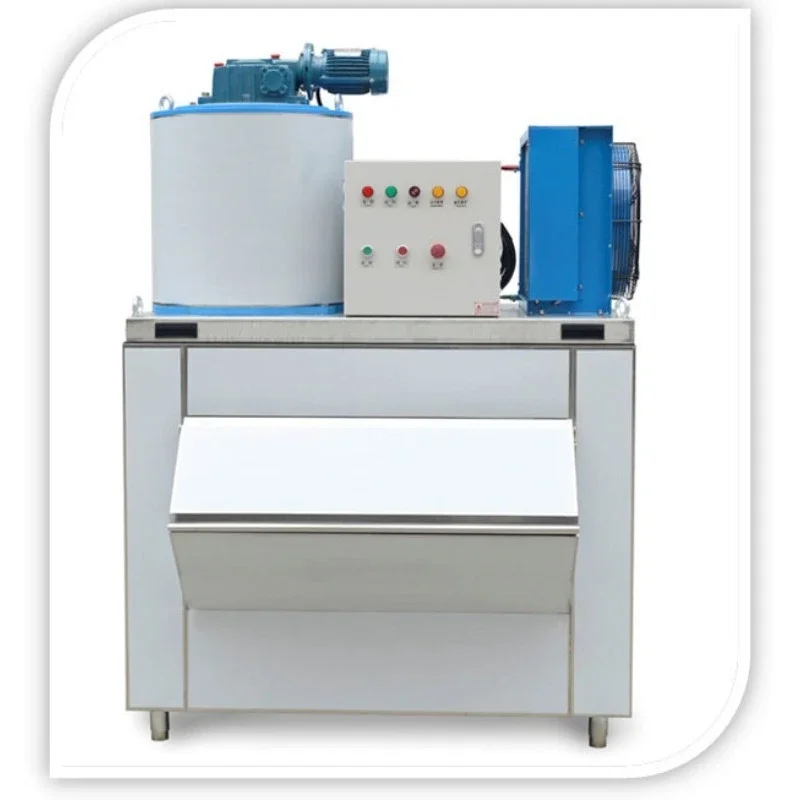 Ice flake machine, supermarket fresh-keeping vegetable frozen food ice machine, quick-freezing equipment