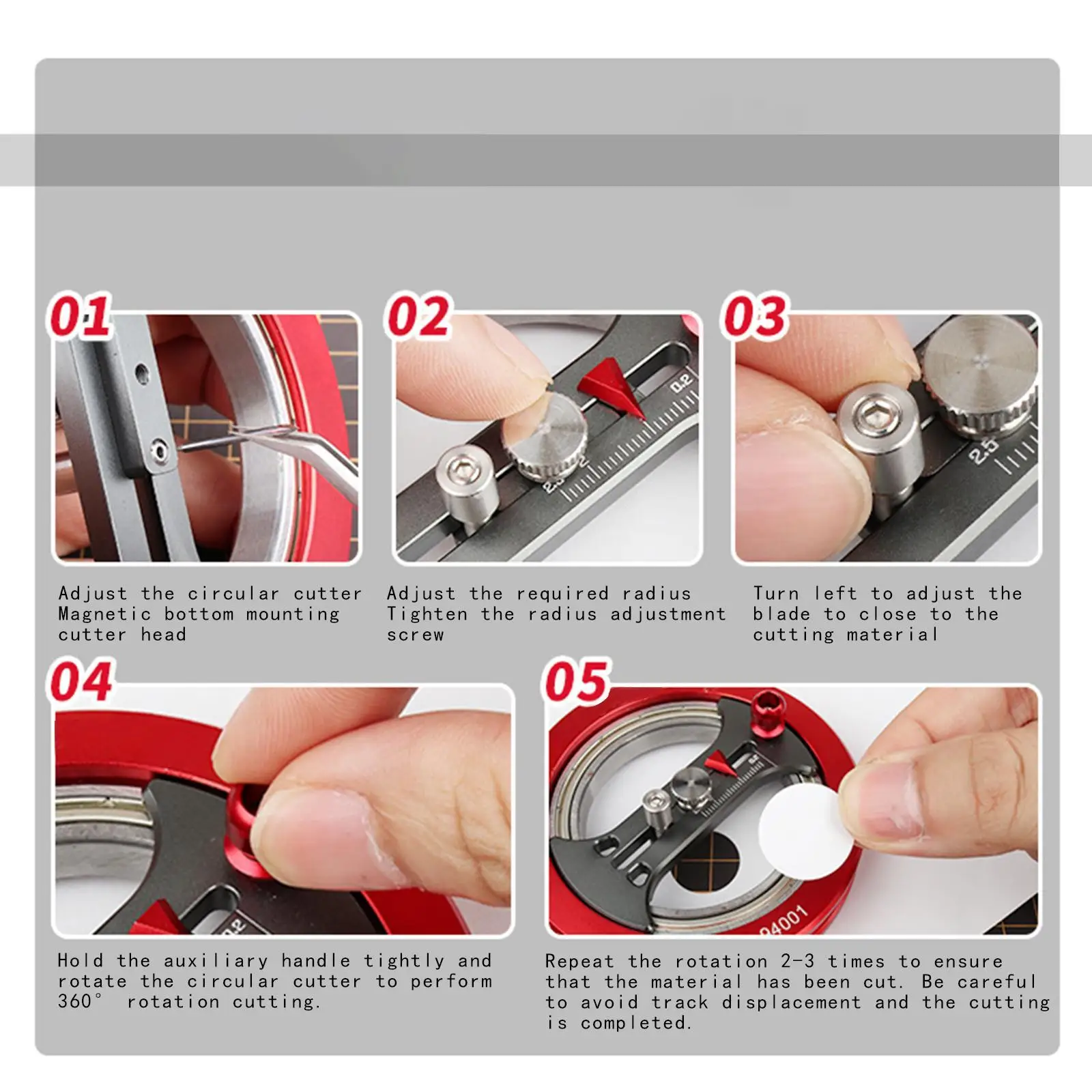 

Circular Cutter Circular Cutting Tool Adjustment Circular Cutter for Gifts