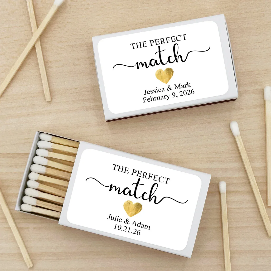 Wedding Favor Matches, 