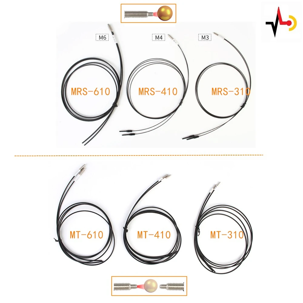 مستشعر الألياف الضوئية البصرية لمكبر الصوت الكهروضوئي التبديل حساسية عالية منتشر عاكس من خلال شعاع M3 M4 M6 الموضوع