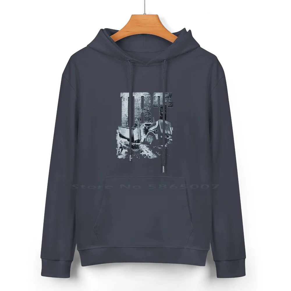 Ice Road Truckers Logo Pure Cotton Hoodie Sweater 24 Colors Ice Road Truckers Movie 2021 Film Liam Neeson Amber Midthunder