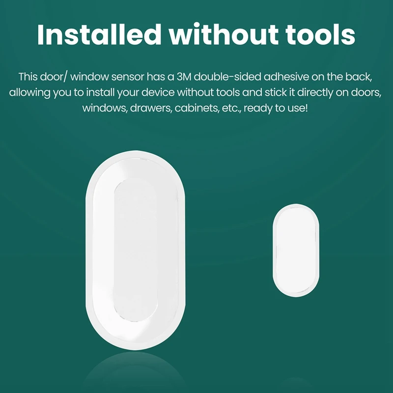 Imagem -02 - Tuya-zigbee 3.0 Detectores de Contato Inteligentes Porta de Segurança Sensor Janela Sensor Vida Inteligente Casa Pcs