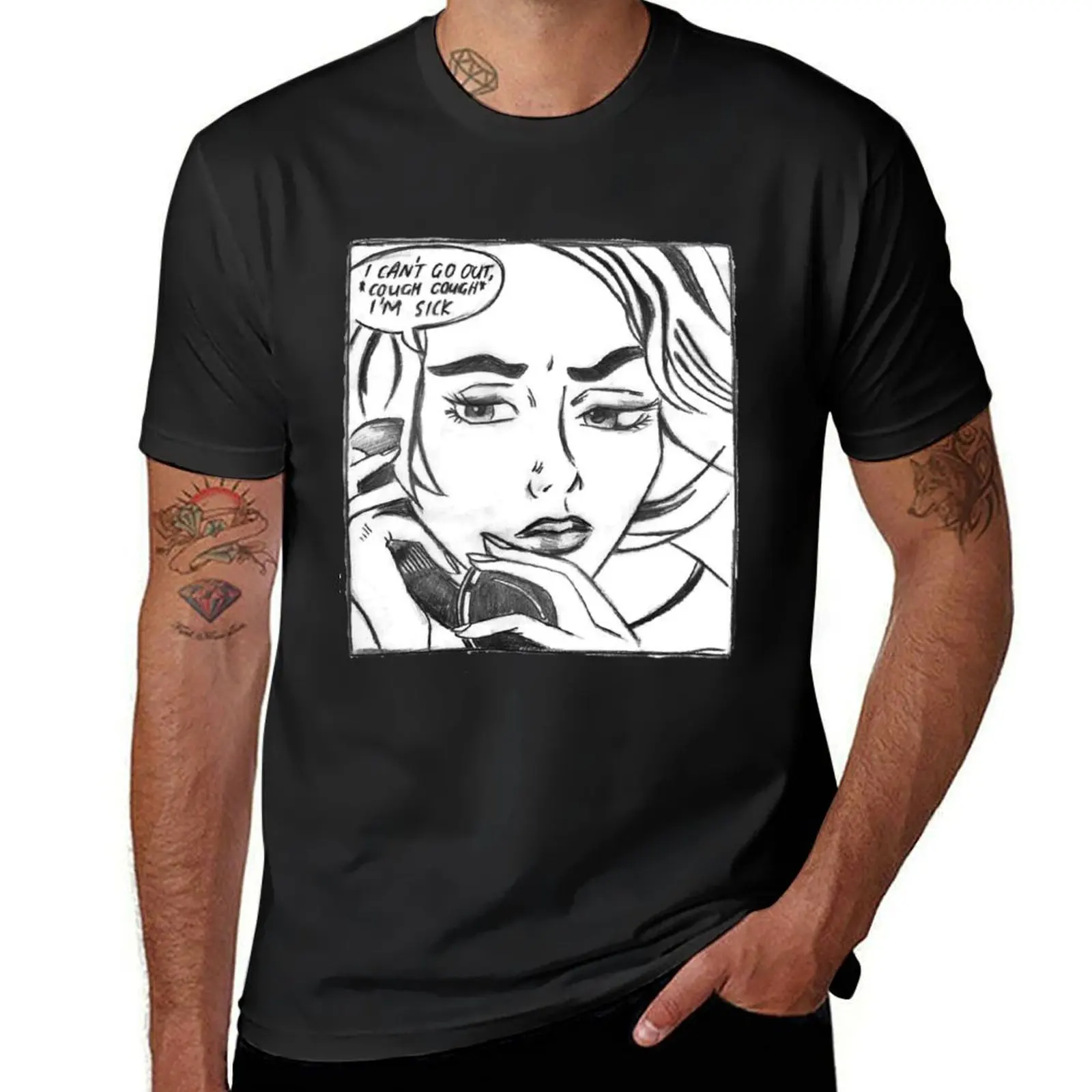 Mean Girls meets Roy Lichtenstein. T-Shirt plus sizes anime anime clothes mens t shirts