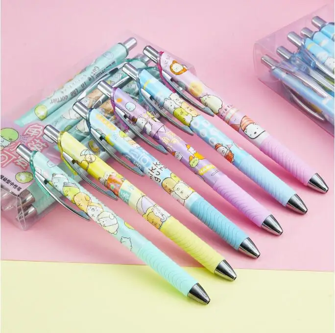 

36 pcs/lot Fashion Sumikko Gurashi Press Gel Pen Cute 0.5mm Black Ink Pens Gift Stationery Office School Supplies wholesale