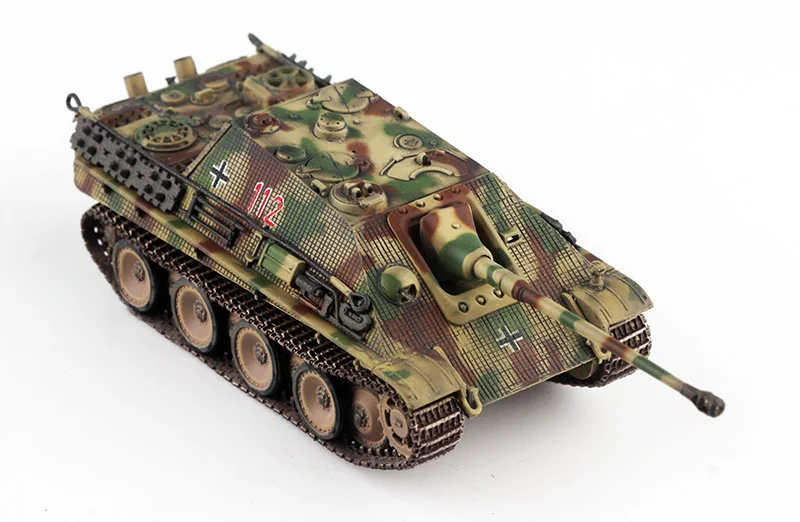 1/72 DG63213 German Tank Fighter Vehicle (Later) 654 Battalion 1944 Finished product collection model
