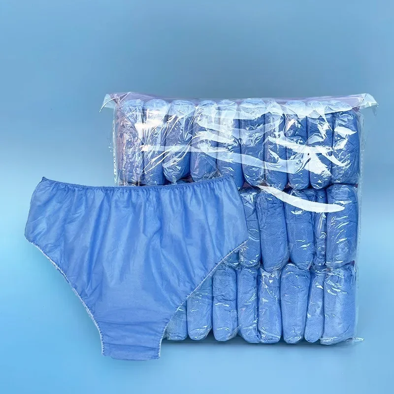 30 قطعة نسيج غير منسوج تنفس سراويل يمكن التخلص منها للجنسين رحلات عمل فندق سبا غسل خالية ملخصات الحيض الملابس الداخلية #4