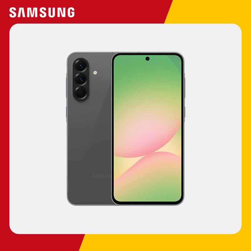 Samsung Galaxy A56 5G Smartphone 6,7 Zoll Super AMOLED Display 120Hz Bildwiederholrate 50MP Rückkamera 5000mAh Akku 5