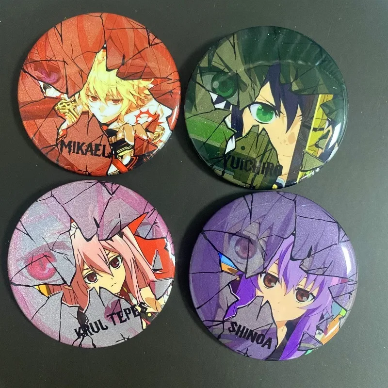 

Seraph of The End Anime Badge Cartoon Enamel Pin Fashion Jewelry Backpack Clothing Decoration Collect Gift