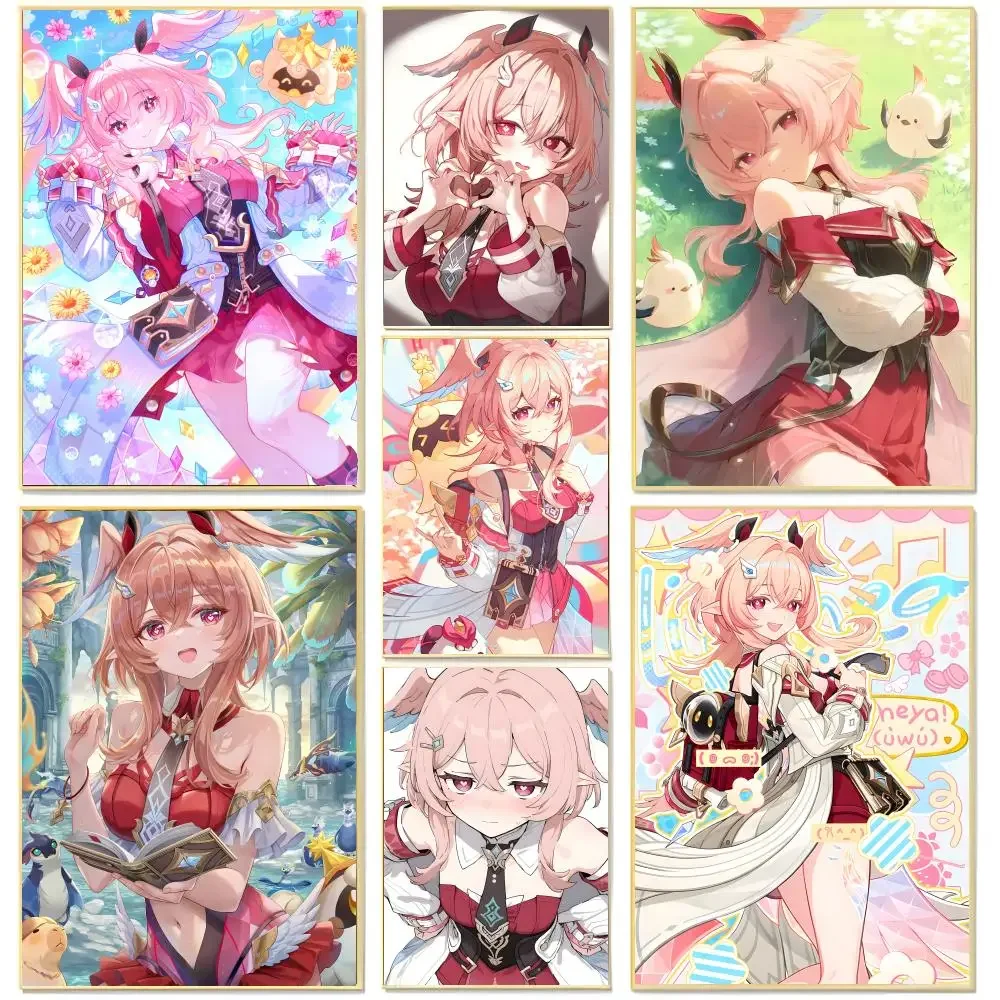 game character G-Genshin Impact Linnea Poster Living Room Bedroom Decorative Print Unframed Decor