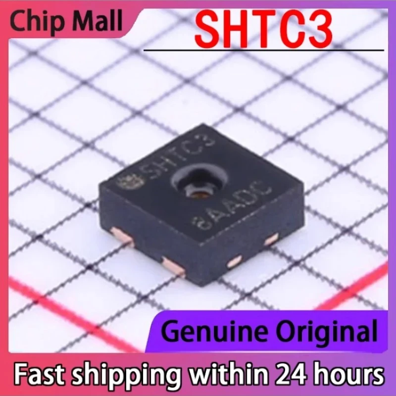 2PCS New  SHTC3 Package DFN-4-EP 1.62V~3.6V Temperature and Humidity Sensor Genuine