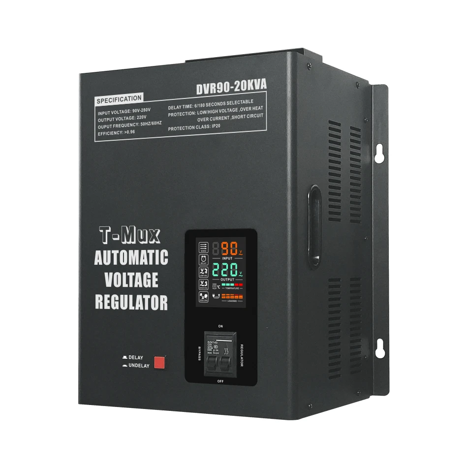 

T-Mux New Voltage Regulator TMR-20kVA Ac Automatic Voltage Stabilizer For Home