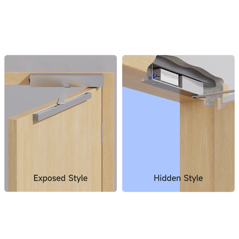 

Low-Energy Automatic Swing Door System | 250kg Concealed Door Operator with Remote Control