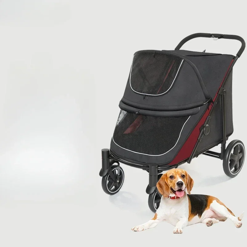 Multifunctional Object Push Large Space Dog Cart Cat Out Pet Cart