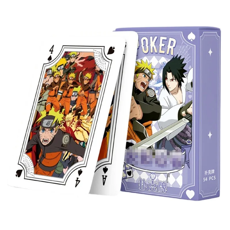 Hokage Shinobi Poker playing cards board games child kids toys Children toy deck card game set Demon Slayer Jujutsu Kaisen Conan