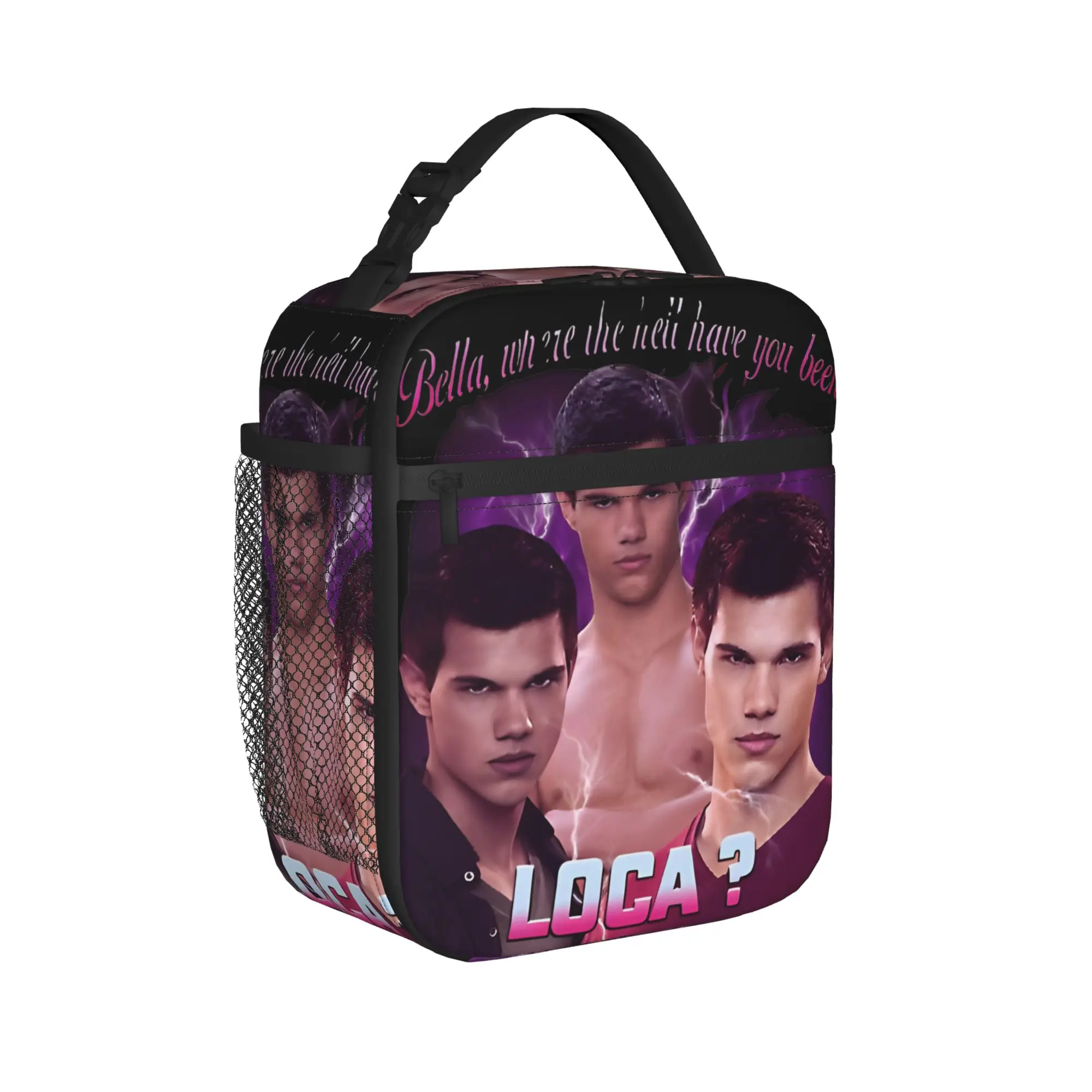 Bella Where The Hell Have You Been Loca  Insulated Lunch Bag Lunch Container Jacob Black The Twilight Saga Tote Lunch Box