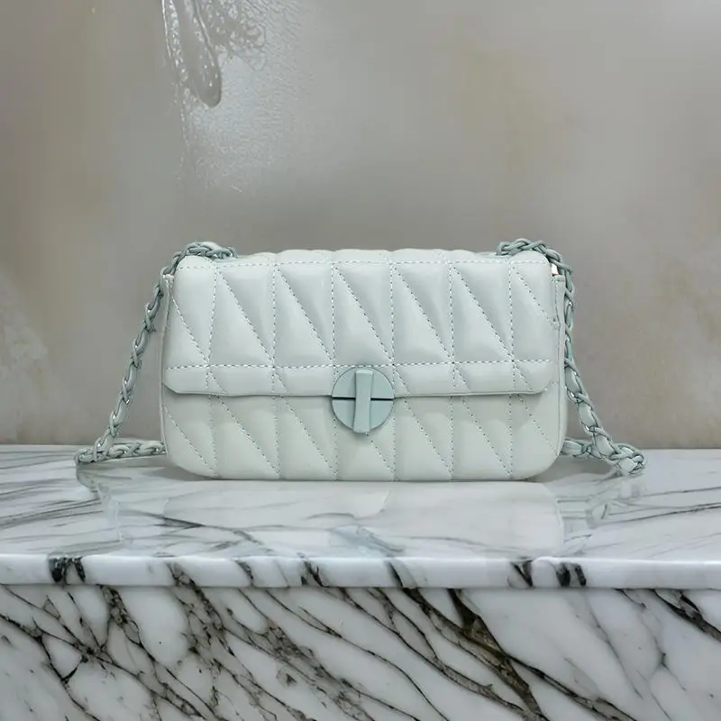 

Refined Leather Messenger Bag For Women Elegant Crossbody Purse Vintage Designer Tote With Letter Logo