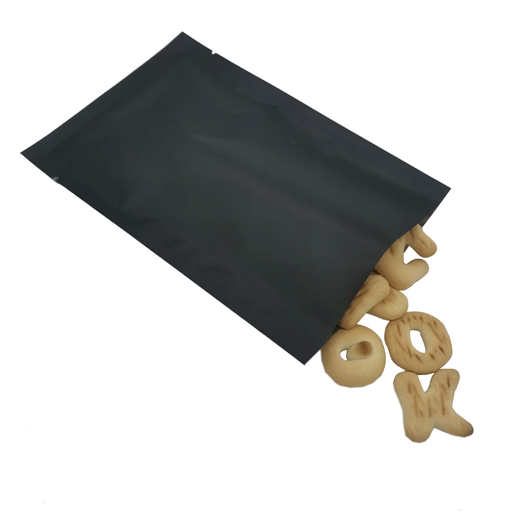 

100Pcs 4X6" Vacuum Heat Sealer Bags Open Top Smell Proof Cookie Biscuit Packaging Aluminum Foil Mylar Bags for Food Storage