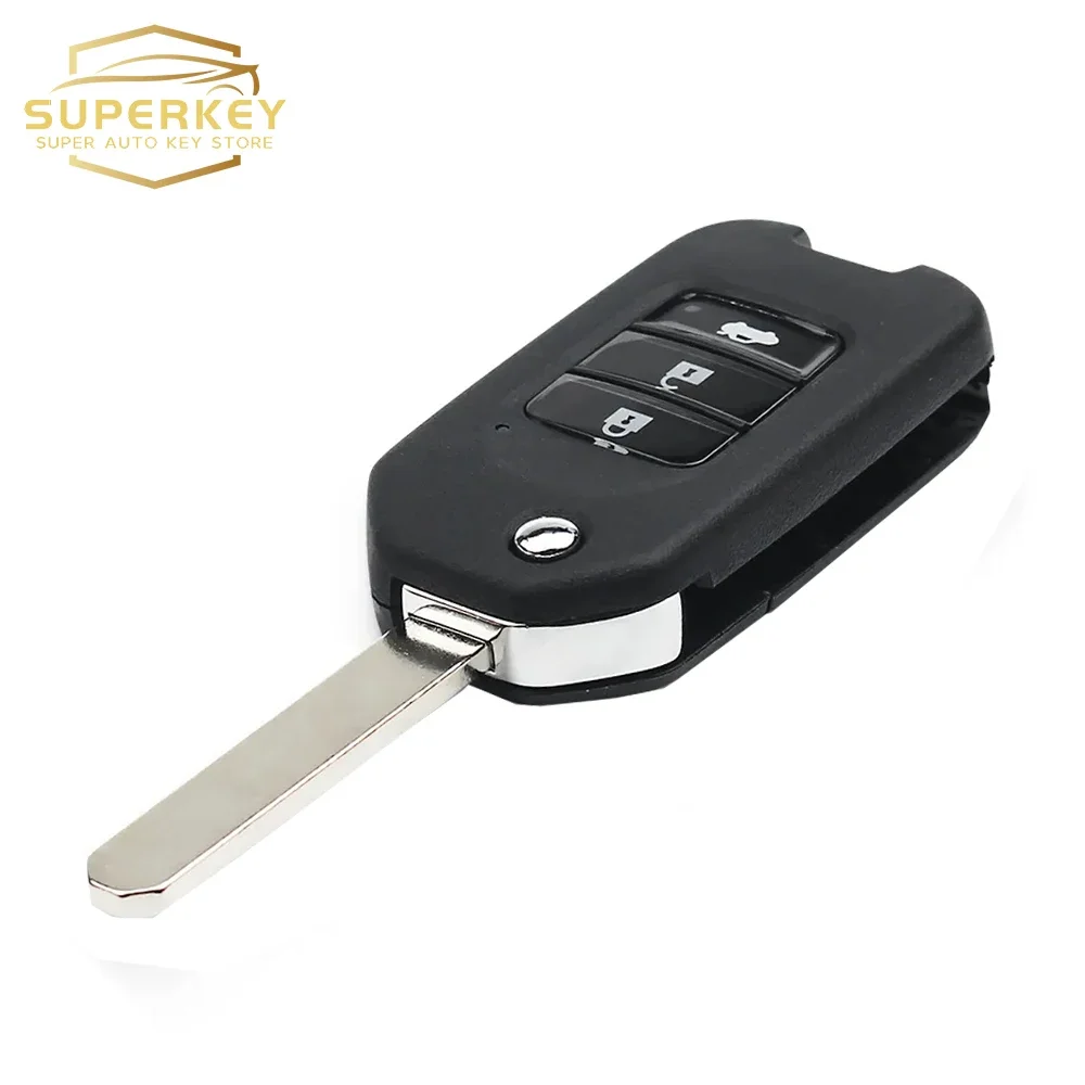 SUPERKEY A/G Blade Remote Key 433Mhz ID47 Chip For Honda Accord Civic City CRV Jazz XR-V Vezel HR-V FRV FCC:HLIK6-3T / TWB1G721