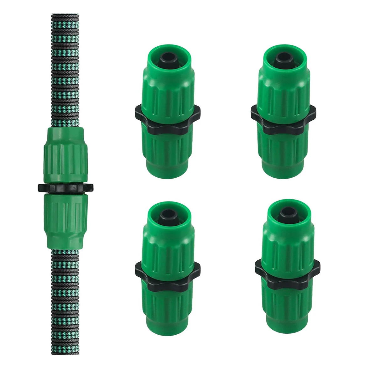 Expandable Garden Hose Repair Kit, Hose Connector Fitting for 5/8