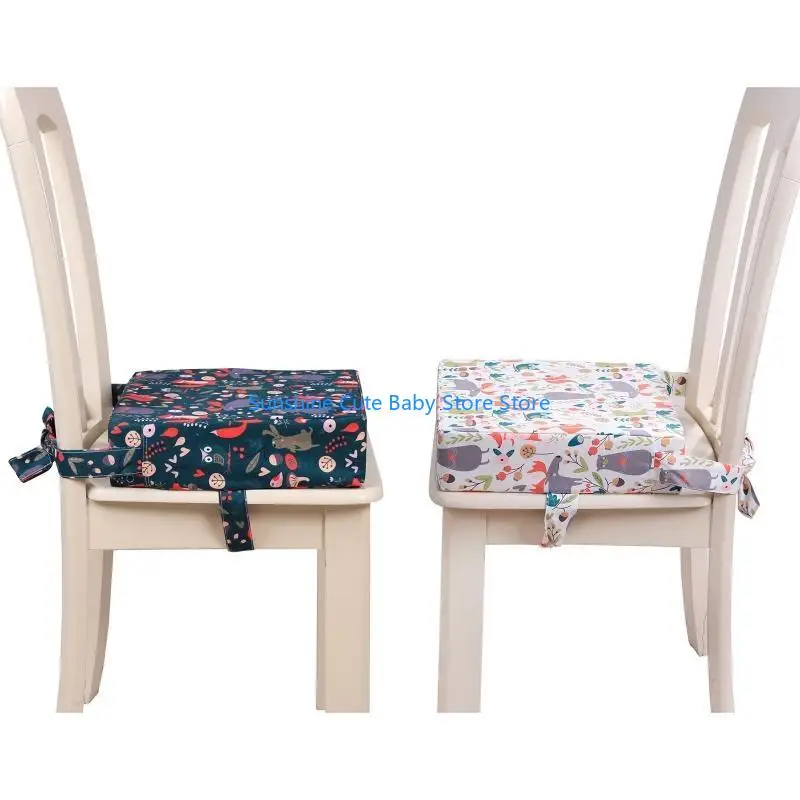 C5AF Tragbare Hochstuhl Pad Reise Esszimmer Einstellbar Abnehmbare Waschbar Verdicken Schwamm für Sitzkissen für Kinder