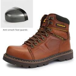 The brand's new martin boots men's leather kickproof terracotta boots British vintage mountaineering outdoor work boots