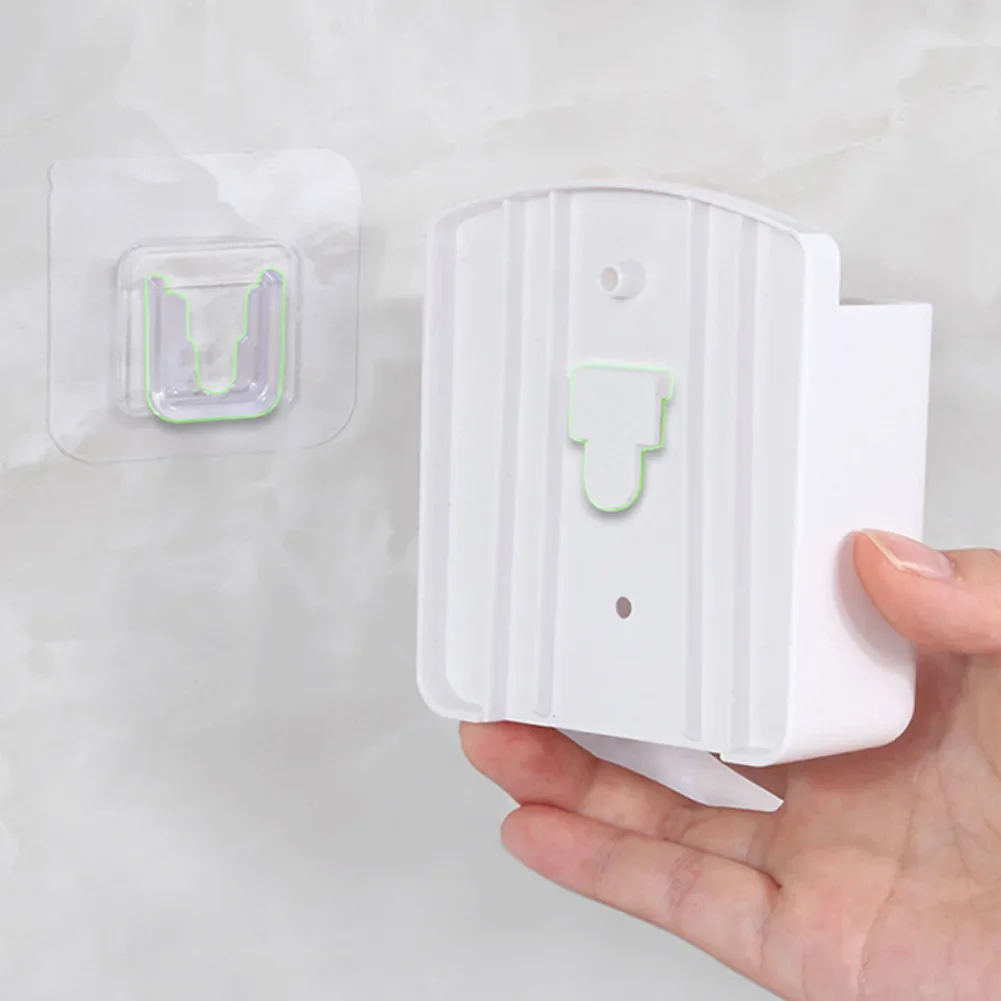 Caja de Almacenamiento para Control Remoto, Montada en la Pared, Universal, Blanca, Organizador para Enchufes de TV, Aire Acondicionado y Celulares