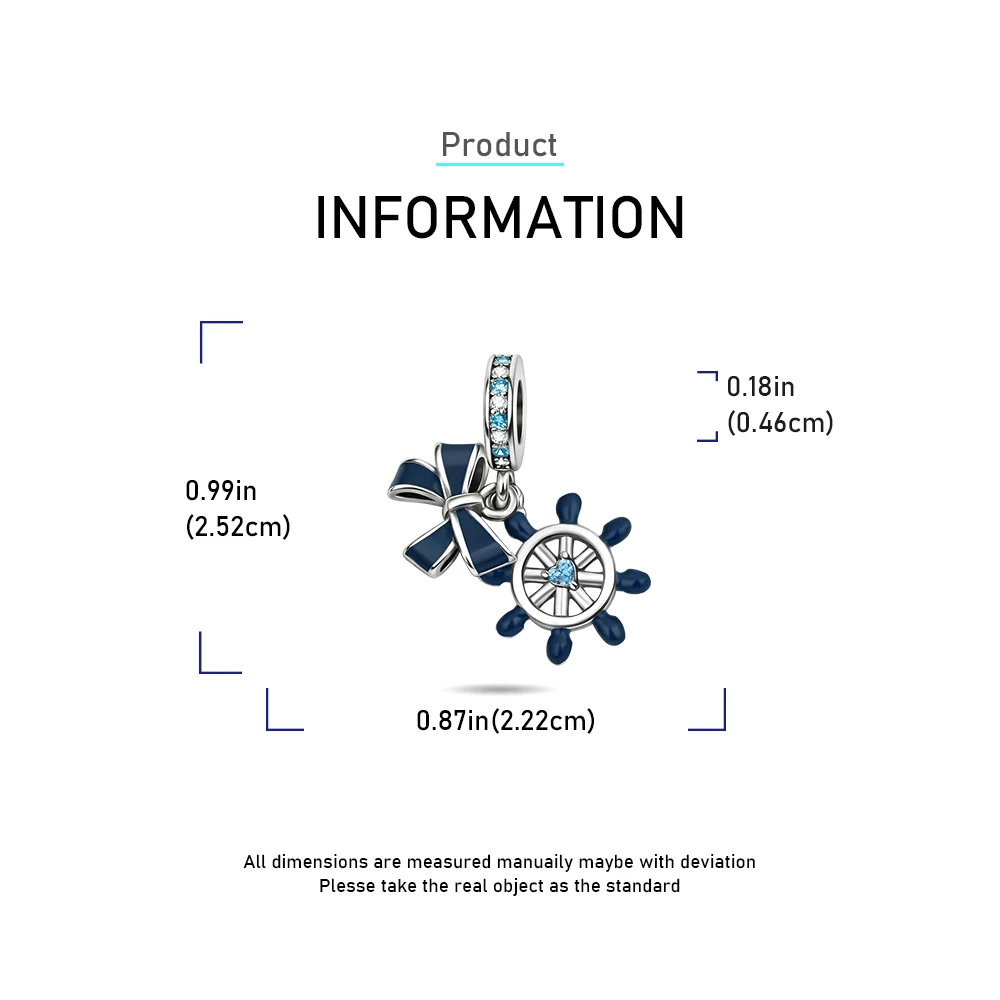 Ahthen 925 فضة رائجة البيع حبة السفينة الدفة ربطة العنق سحر صالح ثعبان سلسلة أساور القلائد للنساء صنع المجوهرات