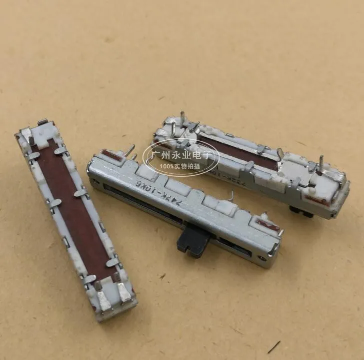 1 Piece 40MM Straight Slide Fader Single 10KB Mixer Volume Potentiometer Handle Length 5MM