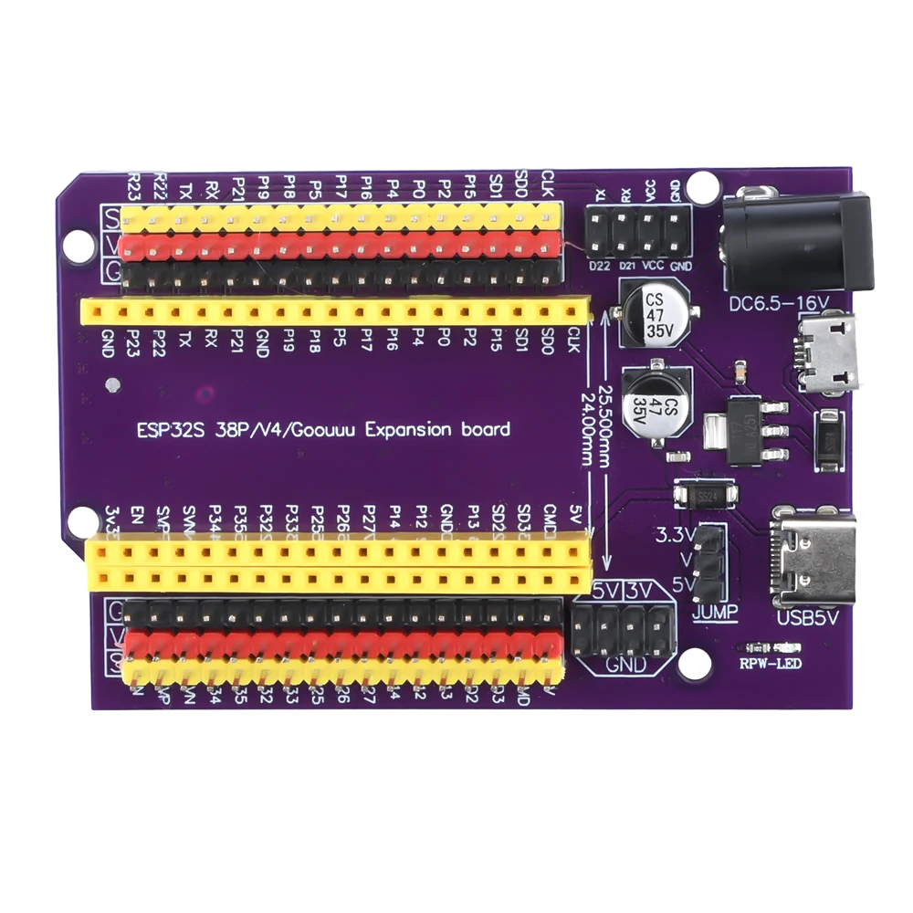 ESP32 ESP32S Universal Expansion Module CP2102 WiFi+Bluetooth Dual Core ESP32-DevKitC-32 ESP-WROOM-32 Development Board 38PINS