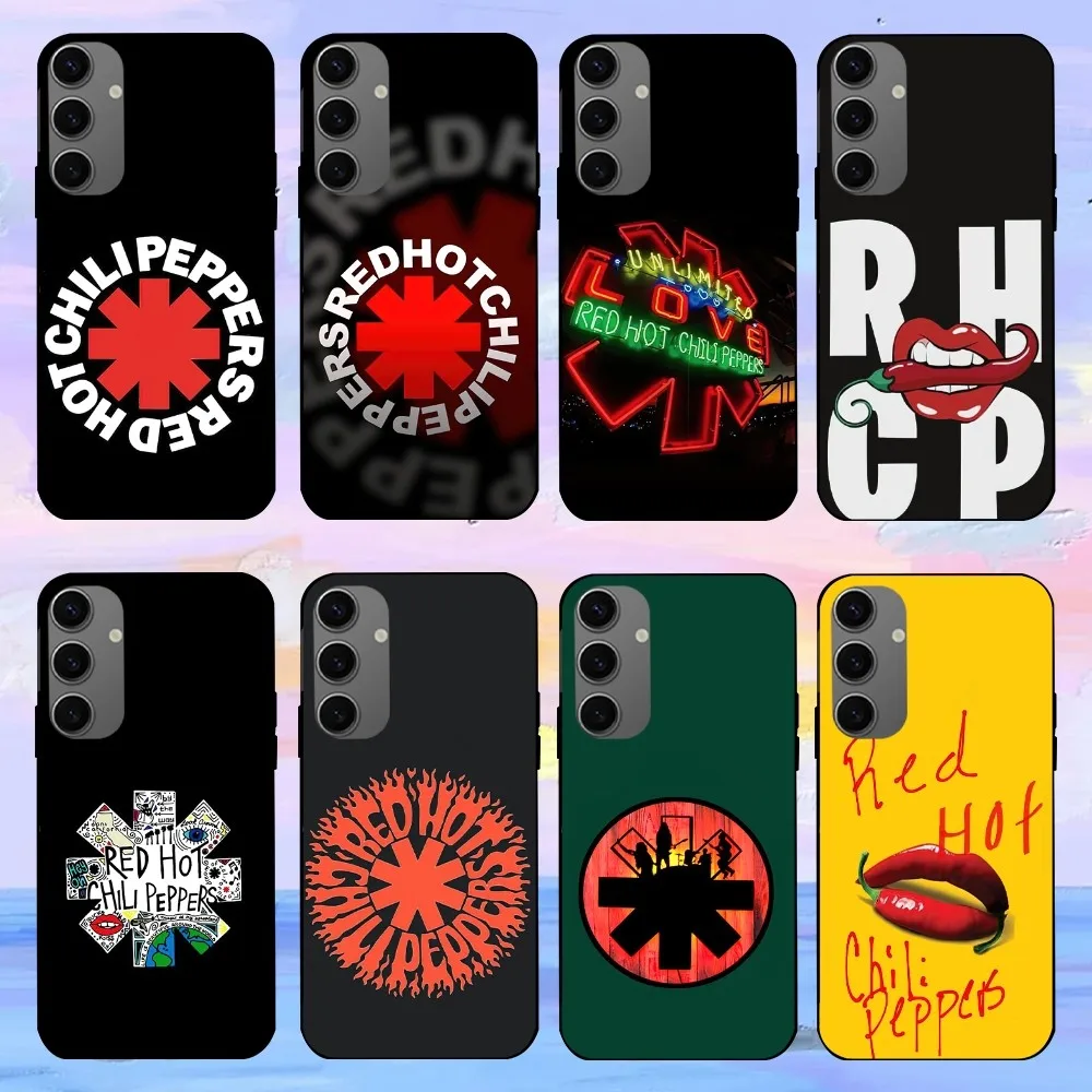 Band R-Red H-Hot C-Chili P-Peppers Phone Case For Samsung Galaxy S21 S22 S23 S30 Note 10 20  Plus Lite FE ULTRA Shell