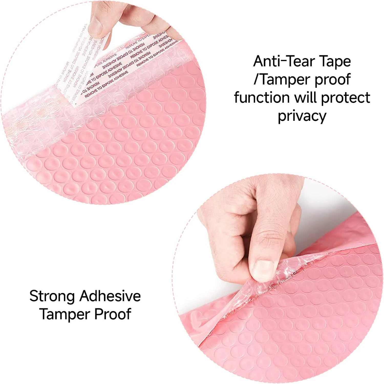 100Pcs Self-Sealing Waterproof Anti-Collision Bubble Mailing Envelopes Small Express Packaging Mailer Bags for Shipping
